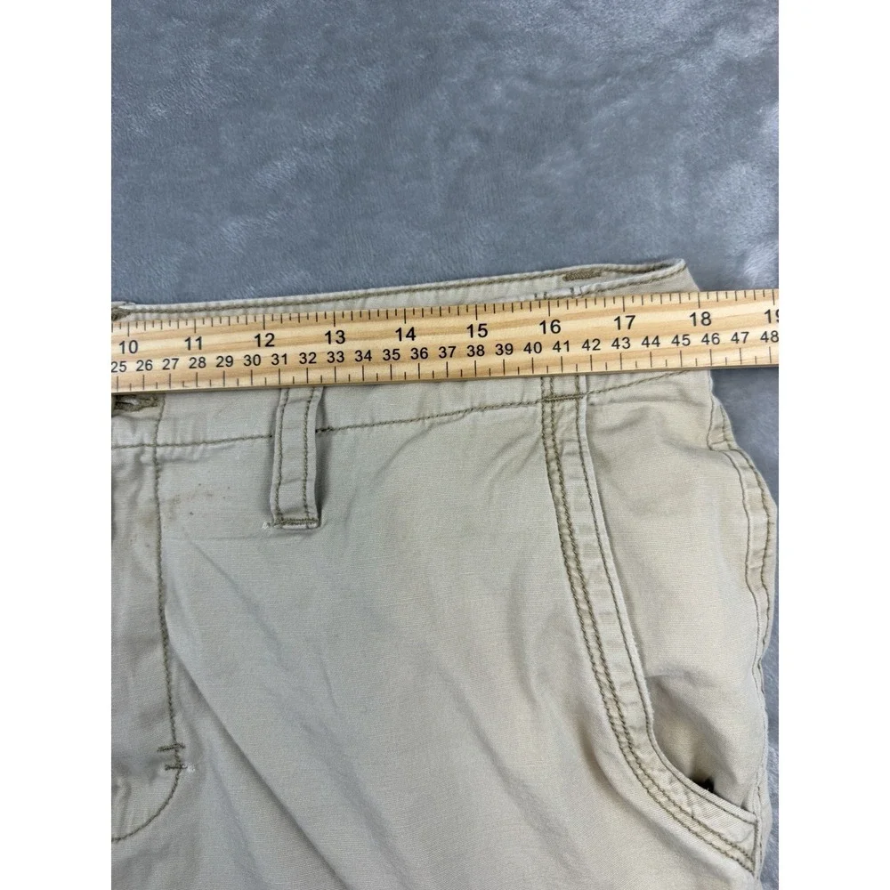 Urban Pipeline Mens Size 34x11.5 Cargo Shorts Khaki Tan Cotton Relaxed